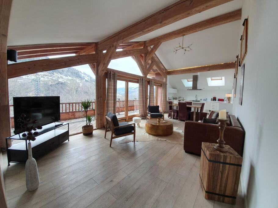 Chalet Entier 110M2 Avec Vue Et Sauna A 10 Min Des Pistes Sainte-Foy-Tarentaise Εξωτερικό φωτογραφία